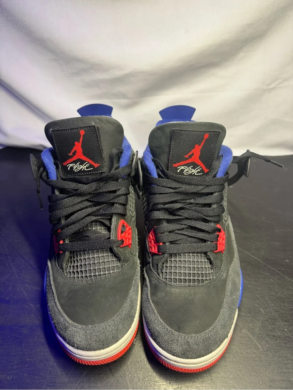 Jordan Men’s Black/Blue/Red Retro Sneakers